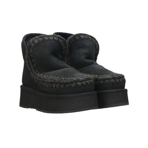 MOU Stivali Stivaletto Donna Mini Eskimo Platform 36 - Francavilla Moda
